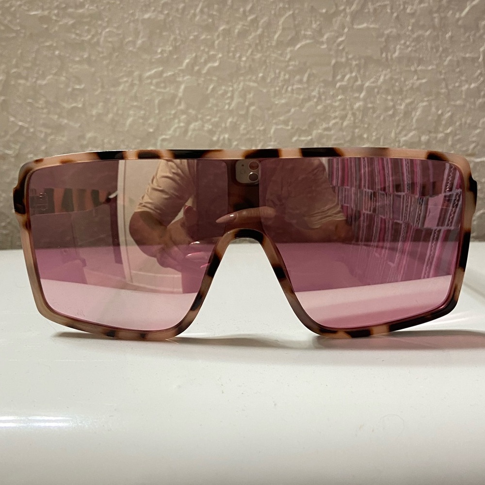 Aldo Tortoise Shell Sunglasses with Pink Lenses
